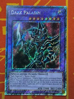 YUGIOH DARK PALADIN PLATINUM SECRET RARE NM RA03-EN126 - Image 1