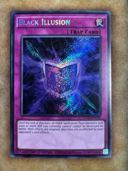 Yugioh Black Illusion YGLD-ENC00 Secret Rare Limited Edition Promo NM - Image 1