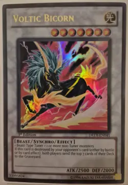 YuGiOh Voltic Bicorn Ultra Rare 1st Edition DREV-EN041 - Image 1