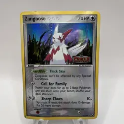 Zangoose 25/108 Power Keepers Holo Rare STAMPED 2007 Pokemon Card Heavy Damage - Image 1
