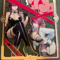 Goddess Story Gold METAL Card - Serial Number #128/200! - Anime Bikini Kafka - Image 3
