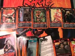 BONE GNAWERS Tribal Deck: RAGE Werewolf White Wolf TCG, 82 cards & box, 1995 CCG - Image 1