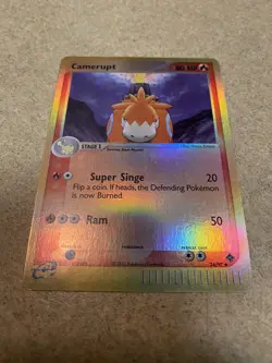 Camerupt - 24/97 - Moderately Played Reverse Holo Pokemon Card EX Dragon - Image 2