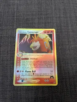 Team Magma's Camerupt 19/95 Reverse Holo LP Team Magma Team Aqua Pokemon Cards - Image 1