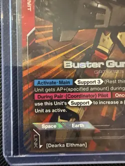 Buster Gundam (LR+) GD01-046 - Newtype Rising - Gundam TCG Card Game *English - Image 2