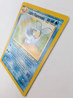 Light Vaporeon 52/105 Neo Destiny 2002 Pokemon card Vintage near mint NM - Image 4