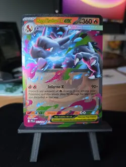 Mega Charizard Ex 013/094 Phantasmal Flames Pokemon Card - Image 2