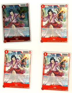 Set Of 4 Izo OP03-003 1 Foil Pillars Of Strength One Piece Trading Card - Image 1