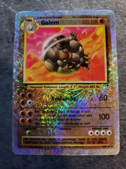Golem Legendary Collection 24/110 Reverse Holo Rare Pokemon Card LP - Image 1