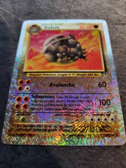 Golem Legendary Collection 24/110 Reverse Holo Rare Pokemon Card LP - Image 2