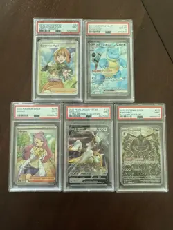 POKEMON TCG GRADED CARD LOT PSA SLABS - Image 1