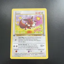 Pokemon - Jungle 1st edition - Eevee - 51/64 - Common LP Card - Image 1