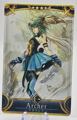 Atalante Archer 4 stars FGO Fate Grand Order Japanese Arcade Card - Image 1