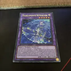 Tearlaments Kitkallos POTE-EN042 Ultra Rare Yugioh Card 1st Edition Mint - Image 1