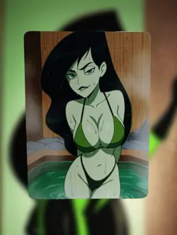 Shego Kim Possible Anime Waifu Sexy Goddess Doujin Lewd Hentai Card - Image 1