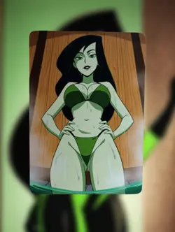 Shego Kim Possible Anime Waifu Sexy Goddess Doujin Lewd Hentai Card - Image 1