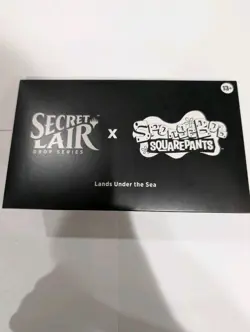 Magic the Gathering Secret Lair SpongeBob SquarePants Non-Foil Lands Card Set - Image 3