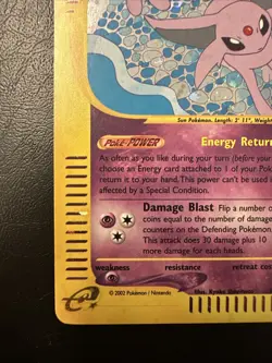 Espeon H9/H32 Aquapolis E-Series Holo Rare Vintage Pokemon Card LP - Image 4