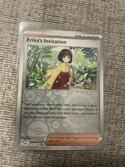 Erika's Invitation 160/165 Reverse-Holo 151 Mint Pokemon Card - Image 1
