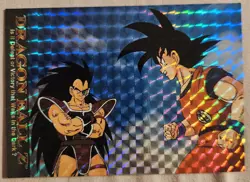 1996 Dragon Ball Z Series 1 - PRISM Card #07 Taditz and Goku - JPP/Amada ArtBox - Image 1