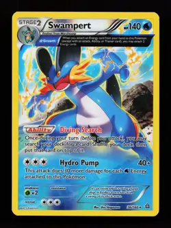 Swampert (Alpha) 36/160 Reverse Holo Rare XY - Primal Clash Pokemon Card - Image 1