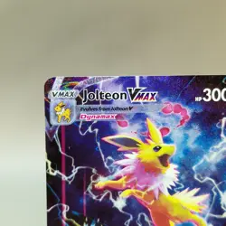 Pokemon TCG Jolteon VMAX SWSH184 Promo Card Black Star Near Mint 🇬🇧🎄 - Image 3