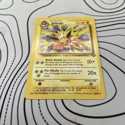 Jolteon 20/64 Rare Jungle Pokemon Card LP - Image 2