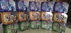 Pokemon Trading Card Games Paradox Destinies ex Tins 15 Sealed Tins! Fast Ship! - Image 1