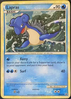 Lapras HGSS14 Hgss Holo - Pokemon Card - Image 1