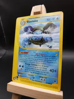 Pokemon Rare Card - Blastoise 37/165 (Expedition Base) - Image 3