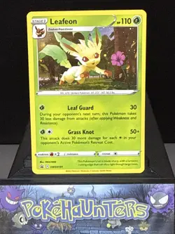 Pokemon Card Leafeon SWSH191 SWSH Black Star Promo Holo Rare Near Mint - Image 1