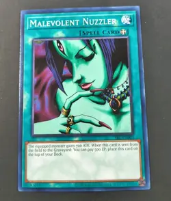 Yu-Gi-Oh! Spell Ruler Malevolent Nuzzler Common Spell Card SRL-EN005 NM - Image 1