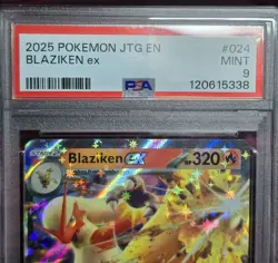 Pokemon Journey Together 2025 Blaziken ex Graded Card PSA 9 Mint Rare - Image 5