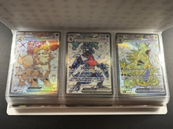 Modern Pokemon Binder Collection Lot of 78 Super Rare Cards Full Art EX's Gold - Image 1