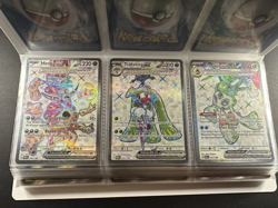 Modern Pokemon Binder Collection Lot of 78 Super Rare Cards Full Art EX's Gold - Image 2