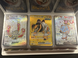 Modern Pokemon Binder Collection Lot of 78 Super Rare Cards Full Art EX's Gold - Image 4