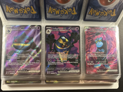 Modern Pokemon Binder Collection Lot of 78 Super Rare Cards Full Art EX's Gold - Image 5