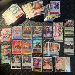 One Piece Collection W/ SR R Leaders & 500 Bulk Cards - OP11 & OP12 All NM - Image 1