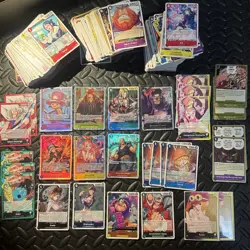 One Piece Collection W/ SR R Leaders & 500 Bulk Cards - OP11 & OP12 All NM - Image 2