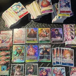 One Piece Collection W/ SR R Leaders & 500 Bulk Cards - OP11 & OP12 All NM - Image 4
