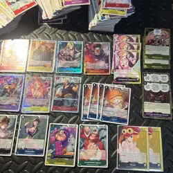 One Piece Collection W/ SR R Leaders & 500 Bulk Cards - OP11 & OP12 All NM - Image 5