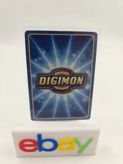 Vintage Digimon CCG Battle Series 1 Holo Card Mammothmon ST-46S LP/PL - Image 2