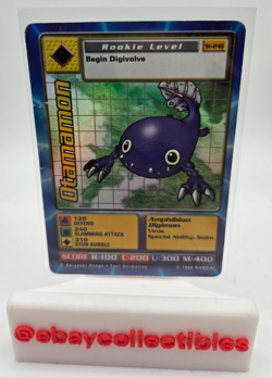 1999 Digimon Otamamon Holo Foil Card #ST-24s HP/DMG - Image 1