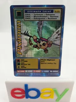 Piximon St-30S Digimon Holo Foil Card Ultimate Starter Series Bandai - Image 1