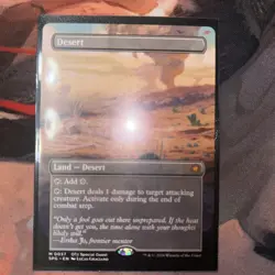 MTG Magic The Gathering Desert Borderless Special Guest Mythic Land Commander - Image 1