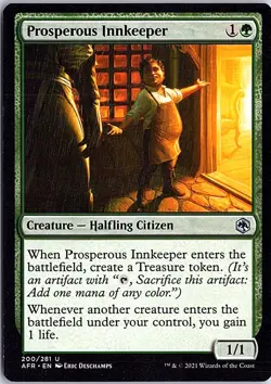 Prosperous Innkeeper U Adventures in the Forgotten Realms 200 LP MTG - Image 1