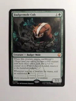 Badgermole Cub MTG Magic The Gathering Avatar (0167) NM Mythic Regular Non Foil - Image 1