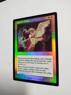 Karmic Guide - MTG (SP+/NM FOIL) - Urza's Legacy - See Pictures - Image 2