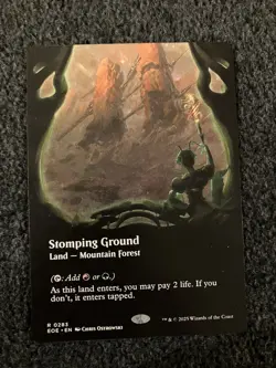Magic The Gathering MTG - Stomping Ground (Borderless) - Edge of Eternities - Image 1