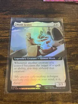 Monk Gyatso 0173 TLE Foil Extended Art MTG Avatar The Last Airbender NM/M - Image 1